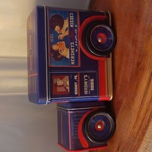 Hershey's Milk Chocolate Kisses Truck Tin
